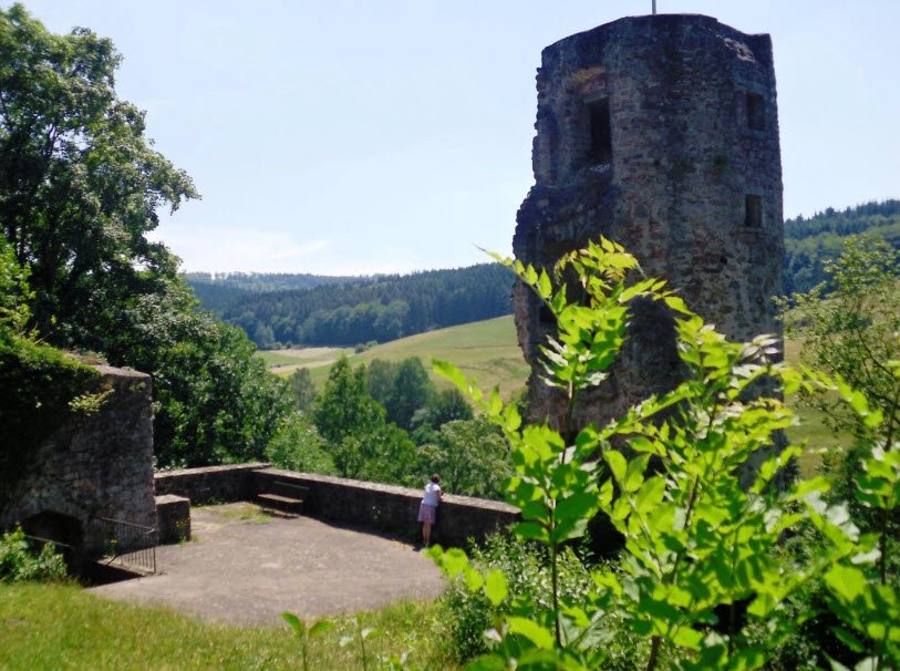Burgruine Wallenstein, Knüllwald, Germany